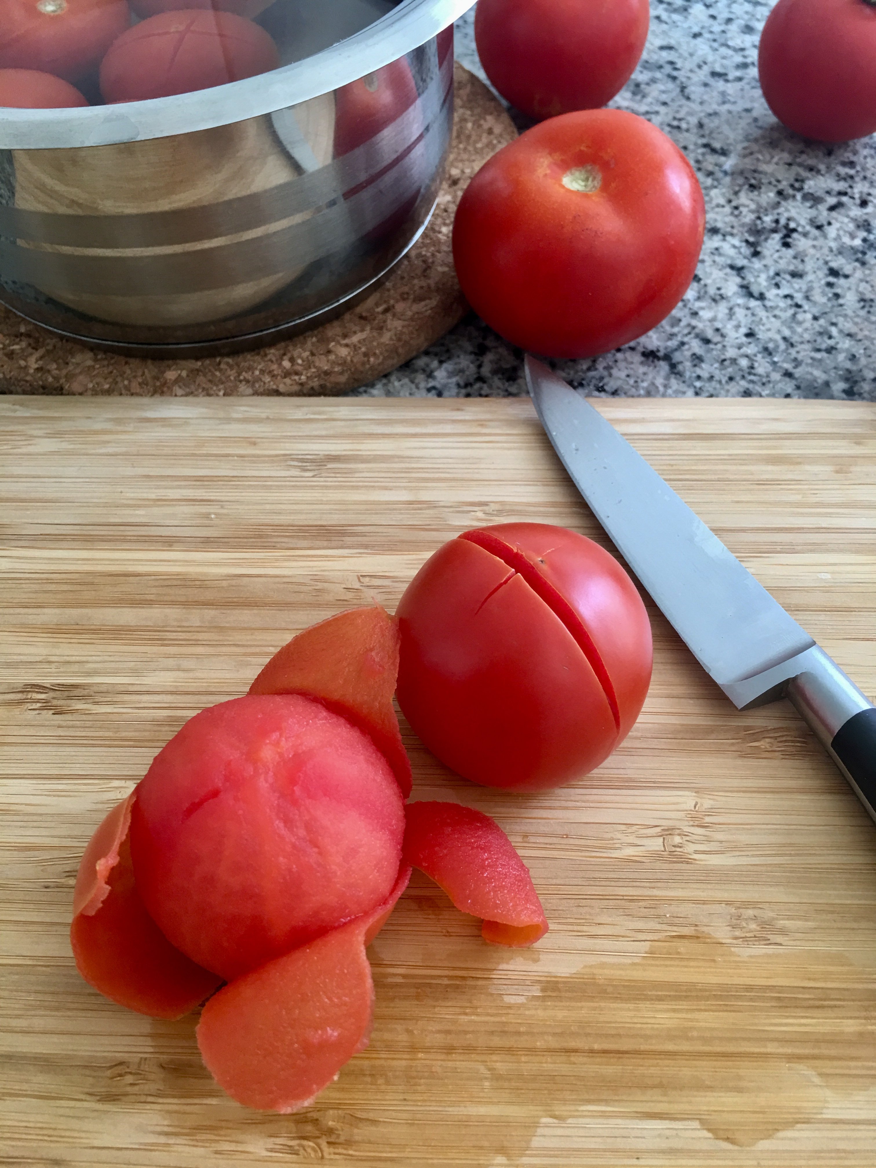 Pelar tomates fácilmente