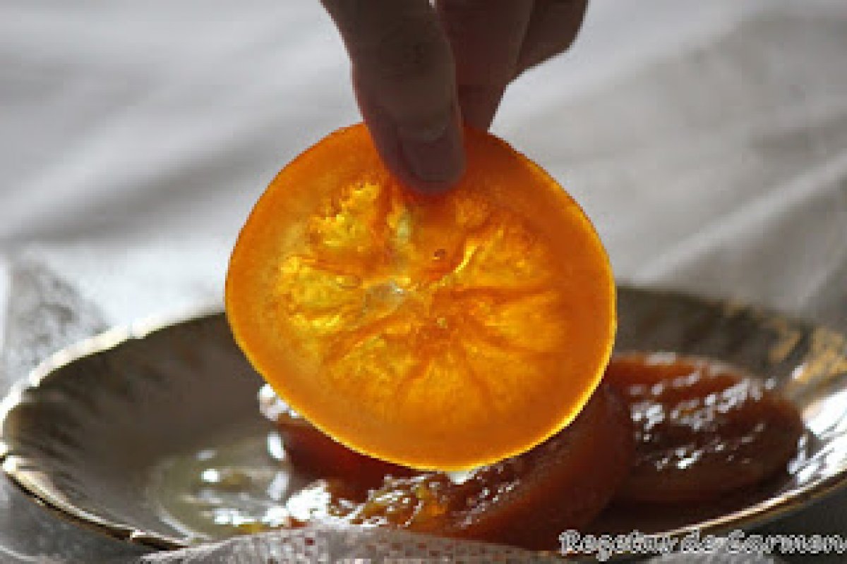 Naranjas confitadas 